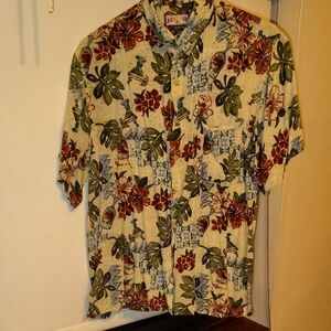 Casual Women's Floral Button Down Shirt - Multicolor